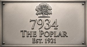 The Poplar, 7934 Willow Street, Est. 1921